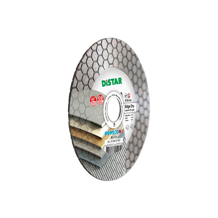 Диск алмазный по керамике Distar 1A1R EDGE DRY 125x1,6x25x22,23 мм (11115537010)
