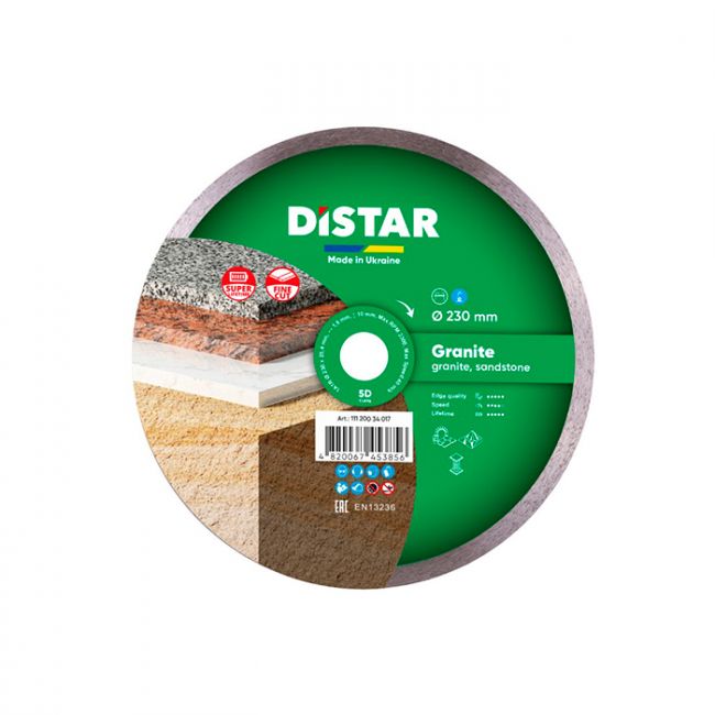 Диск алмазный по граниту Distar 1A1R Granite 230x25.4x1.6 мм (11120034017)