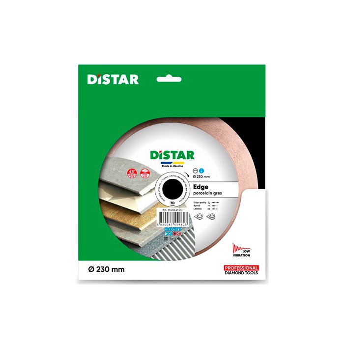 Диск алмазный по керамике Distar 1A1R Edge 230x25.4x1.4 мм (11120421017)