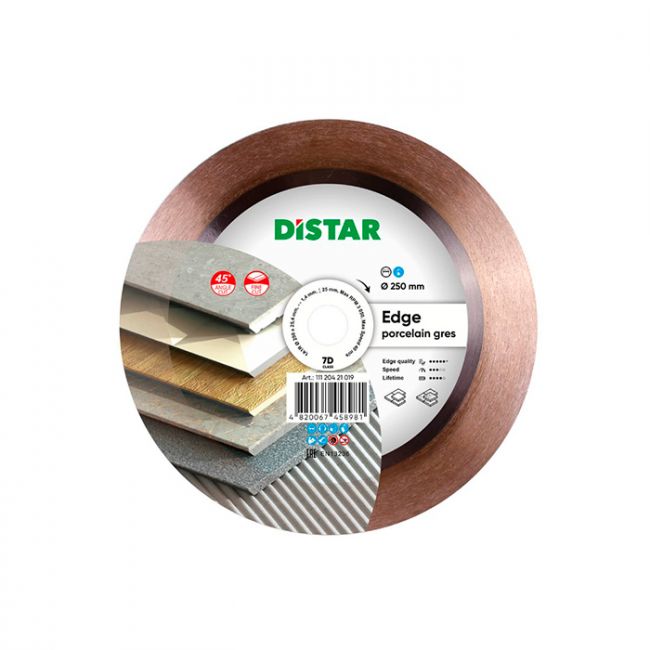 Диск алмазный по керамике Distar 1A1R Edge 250x25.4x1.4 мм (11120421019)