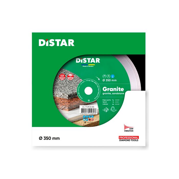 Диск алмазный по граниту Distar 1A1R Granite 350x32x2.2 мм (11127034024)
