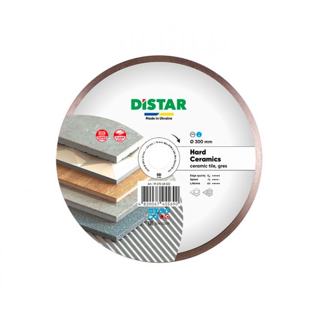 Диск алмазный по керамике Distar 1A1R Hard ceramics 300x32x2 мм (11127048022)