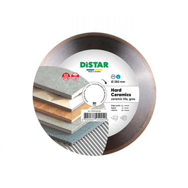 Диск алмазный по керамике Distar 1A1R Hard ceramics 350x32x2.2 мм (11127048024)