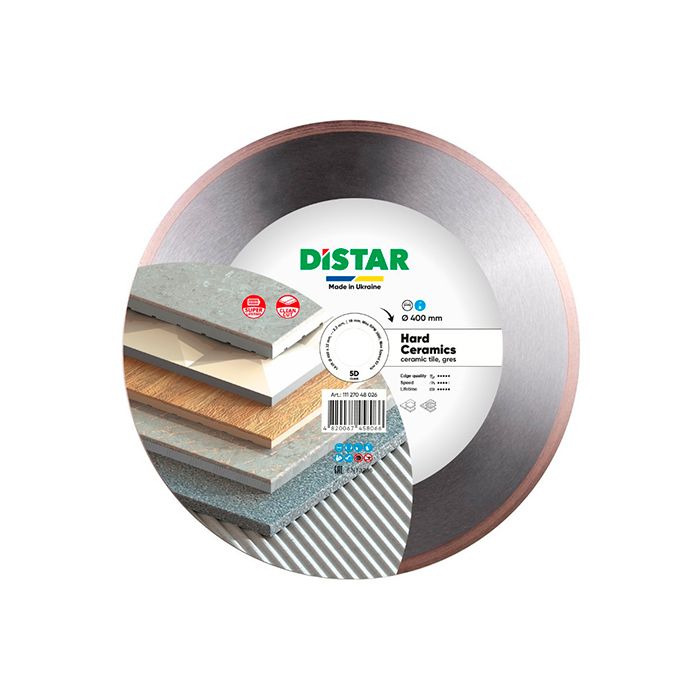 Диск алмазный по керамике Distar 1A1R Hard ceramics 400x32x2.2 мм (11127048026)