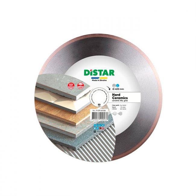 Диск алмазный по керамике Distar 1A1R Hard ceramics 400x32x2.2 мм (11127048026)
