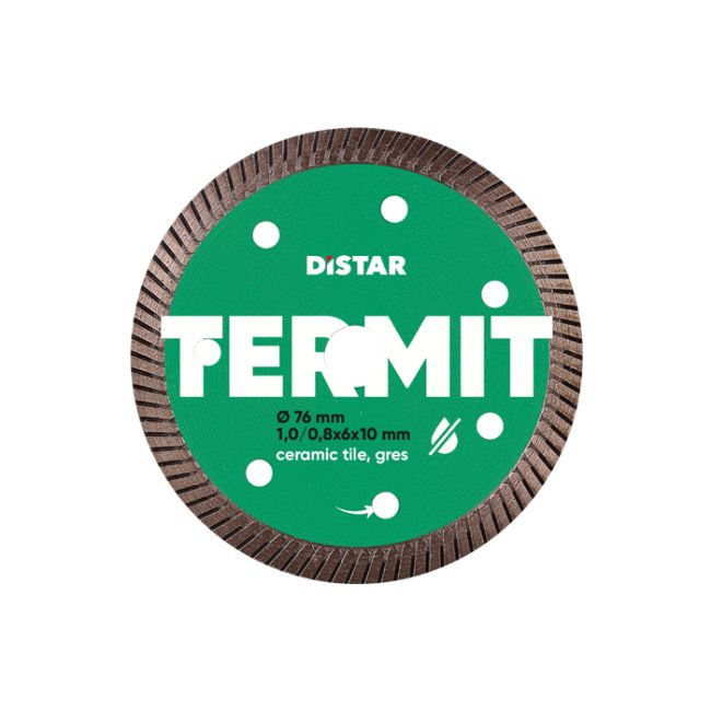 Алмазний диск для керамограніту Distar 76x1,0 Termit (11139053030)