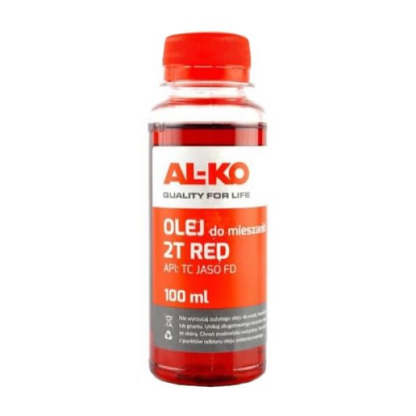 Напівсинтетичне мастило Al-Ko для 2-тактних двигунів RED JASO 2T FD, 0.1 л (113650)