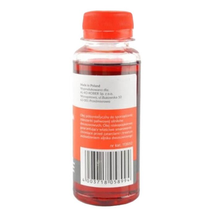 Напівсинтетичне мастило Al-Ko для 2-тактних двигунів RED JASO 2T FD, 0.1 л (113650)
