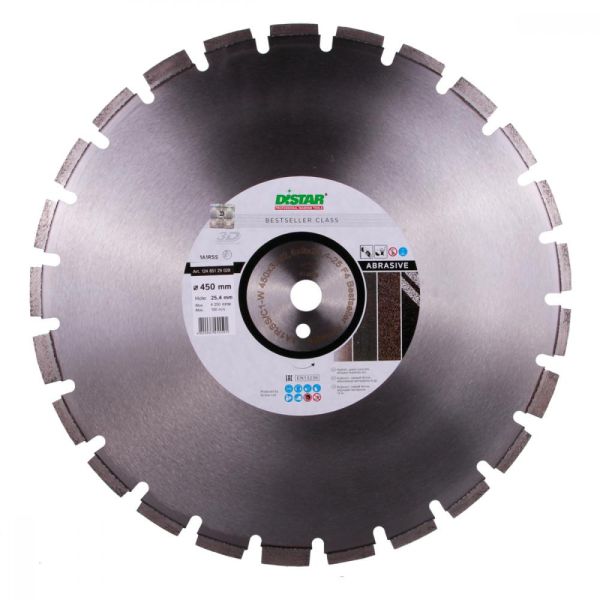 Диск алмазный по абразиву Distar 1A1RSS/C1-W Bestseller Abrasive 450x25.4x3.8 мм (12485129028)