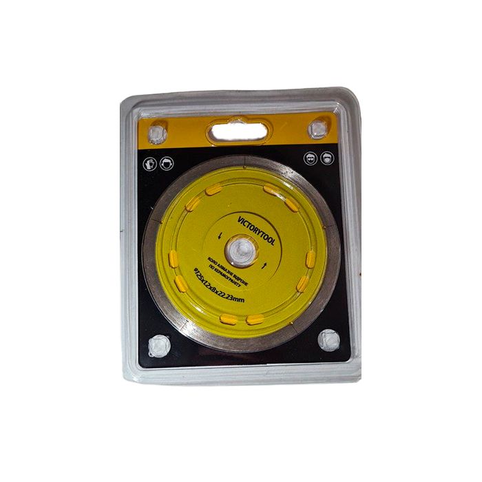 Алмазний диск для плитки VICTORYTOOL 125 мм 125х1,2х22,23 чистий різ (125200)