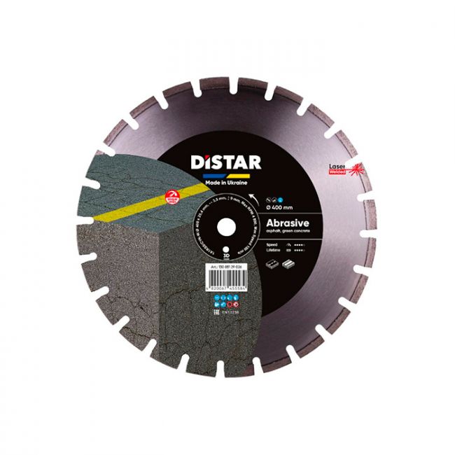 Диск алмазный по абразиву Distar 1A1RSS/C1-W Bestseller Abrasive 400x25.4x3.5 мм (13085129026)