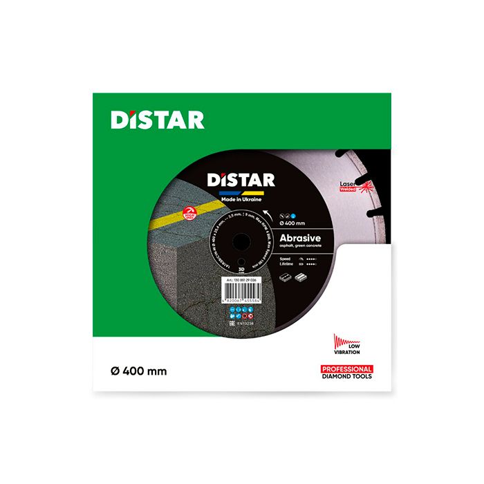 Диск алмазный по абразиву Distar 1A1RSS/C1-W Bestseller Abrasive 400x25.4x3.5 мм (13085129026)
