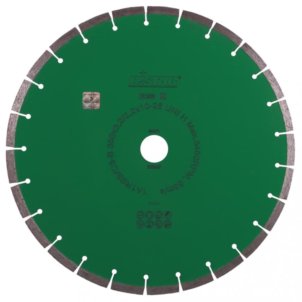 Диск алмазный по граниту Distar 1A1RSS/C3 Universal 350x32x3.2 мм (13327089024)