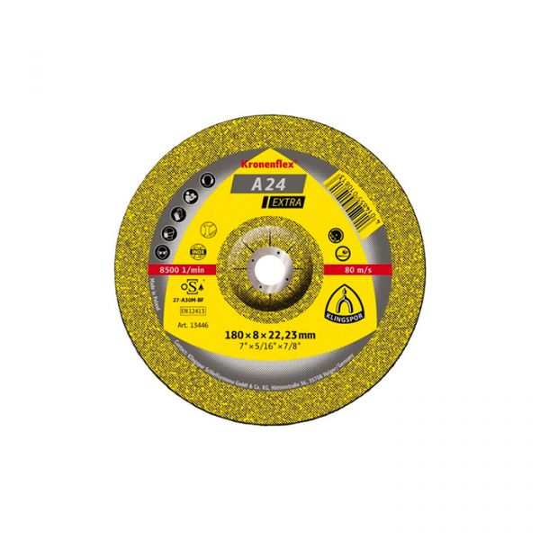 Зачистной круг Kronenflex Klingspor EXTRA A24EX 230X6X22,23 (13447)