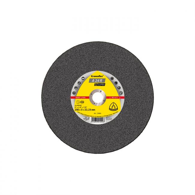 Отрезной круг Kronenflex Klingspor SUPRA A24R 230X3X22,23 (13464)