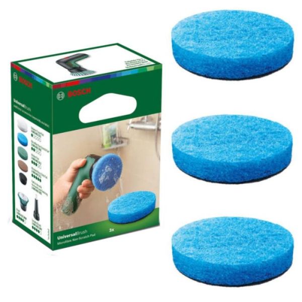 Насадка-губка з мікрофібри Bosch UniversalBrush, 3 шт (1600A023KZ)