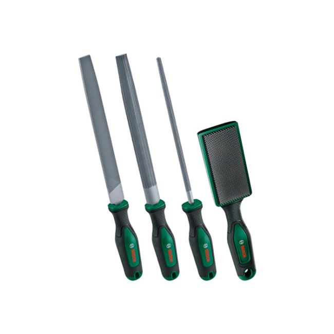 Набір напилок Bosch 200 мм + Набір щіток 4 шт (1600A034GM)