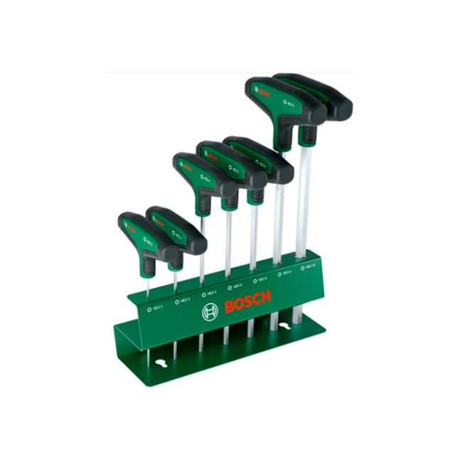 Набір шестигранних викруток Bosch з T-подібною рукояткою 7 шт (1600A039J1)