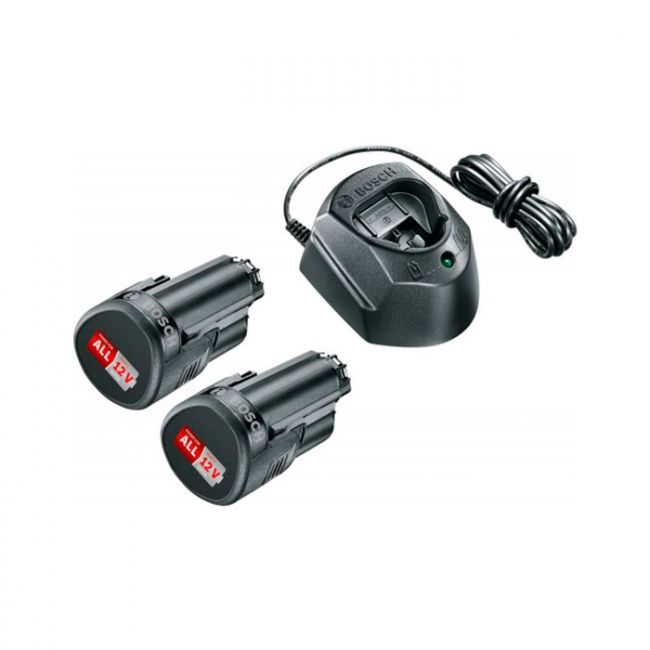 Аккумулятор Bosch PBA 2x12 В / 1.5 Ач O-A + Зарядное устройство GAL 1210 CV (1600A01L3E)