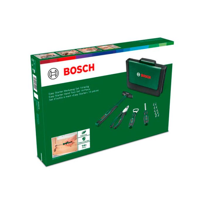 Набір ручного інструменту BOSCH "Легкий старт" 14 предметів (1600A027PT)