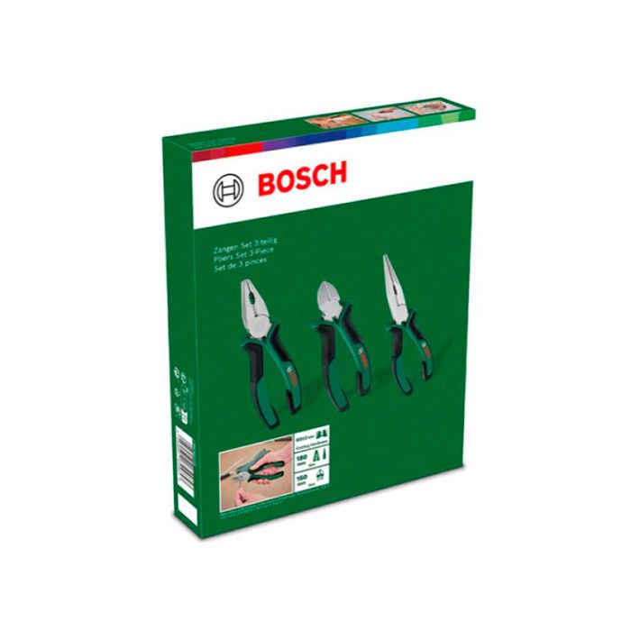 Набір плоскогубців BOSCH 3 шт (1600A02C0S)