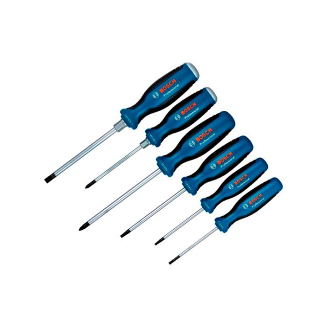 Набір професійних викруток BOSCH 6 шт SL/PH/PZ/TX (1600A02CV3)