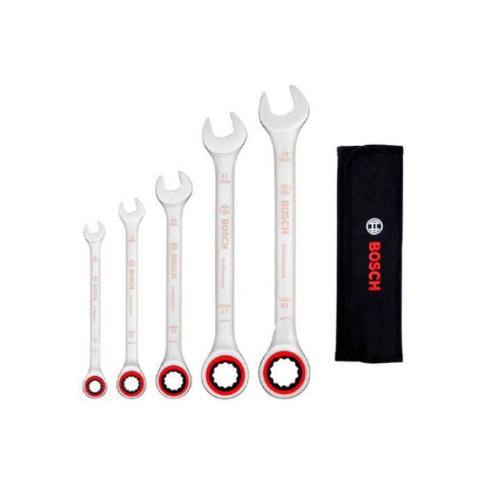 Набір гайкових ключів BOSCH 5 шт у полотняній сумці (1600A02Z3D)