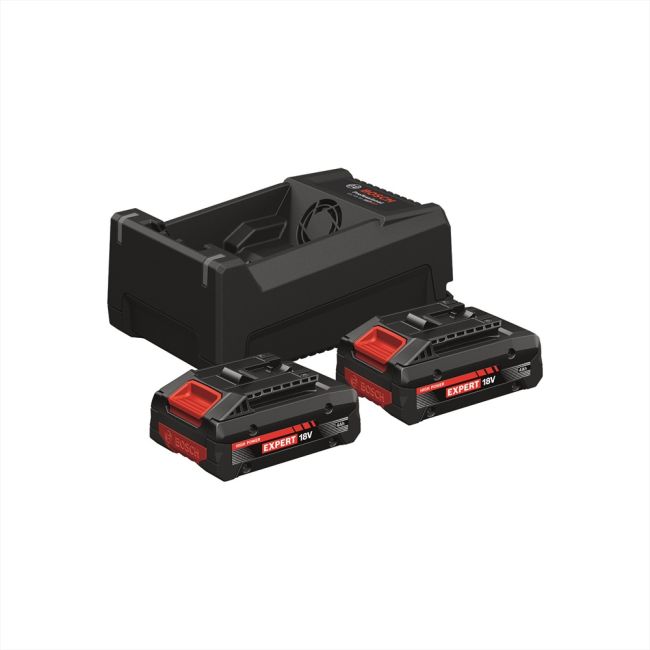 Набір акумуляторів Bosch EXPERT 2 x EXBA 18V-40 + Зарядний пристрій GAL 12V/18V-80, (C) (1600A0373J)