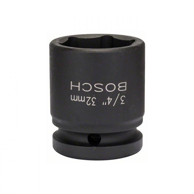 Торцевая головка ударная 6-гранная Bosch Impact Control 3/4"DR, 32 мм (1608556029)