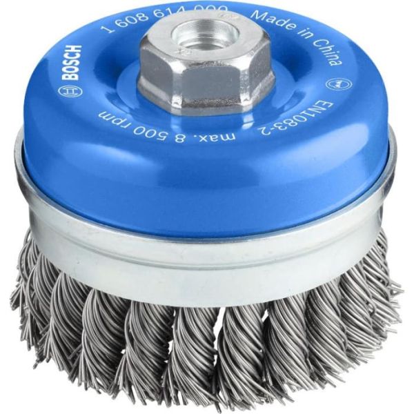 Щітка чашкова Bosch Heavy for Metal М14 0.8х90 мм пучки сталь (1608614000)