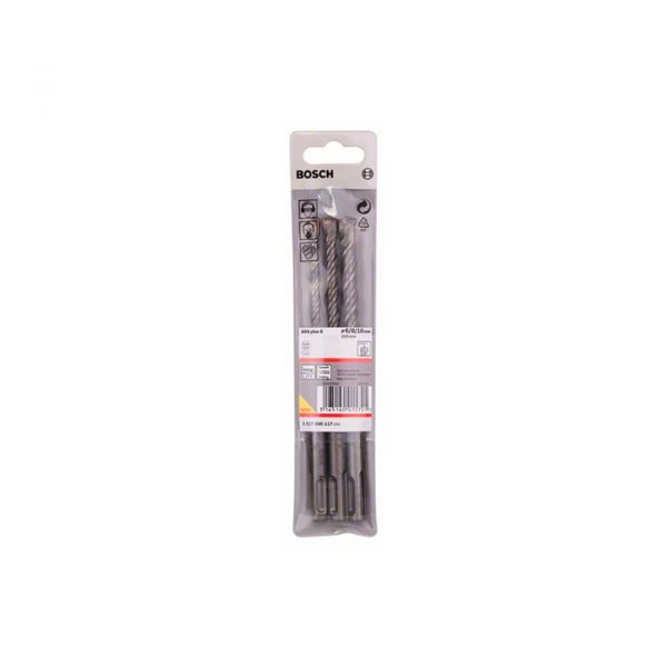 Набор буров Bosch SDS-Plus S4L 6, 8, 10x165 (1617000117)