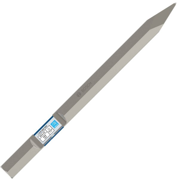Зубило пікоподібне Bosch PRO HEX 28-4C з 28-мм шестигранним хвостовиком, 400 мм (1618660000)