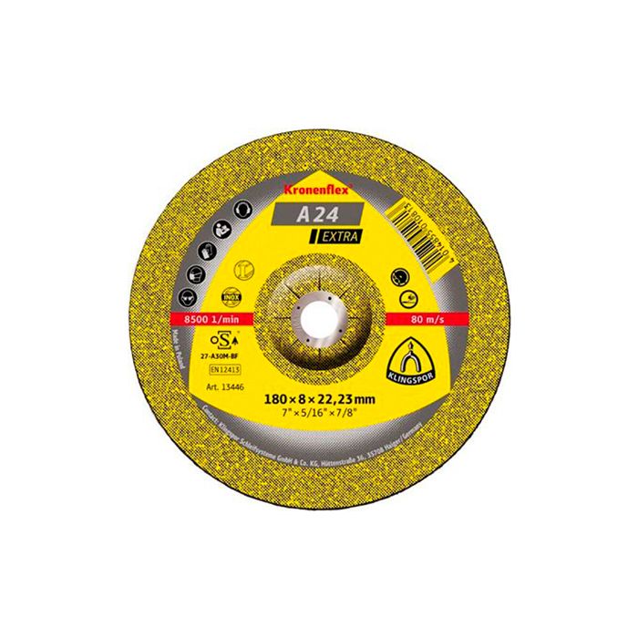 Зачистной круг Kronenflex Klingspor EXTRA A24EX 115X6X22,23 (188465)
