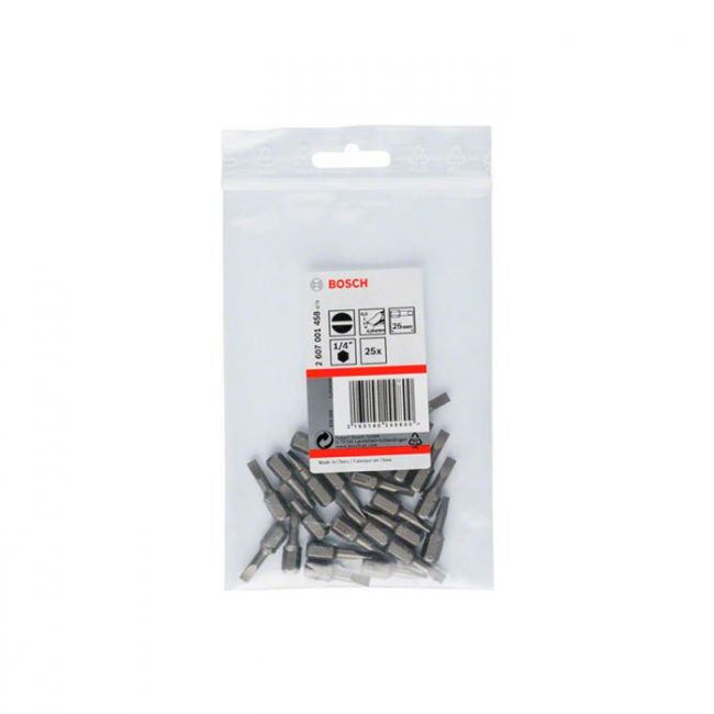 Бита Bosch Extra Hard SL0,5x4x25 мм (25 шт.) (2607001458)