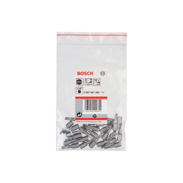 Бита Bosch Extra Hard SL0,6x4,5x25 мм (25 шт.) (2607001460)