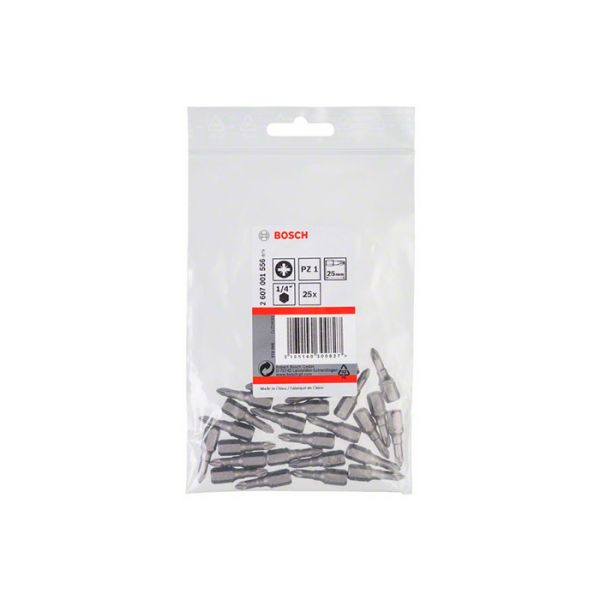 Бита Bosch Extra Hard PZ1x25 мм (25 шт.) (2607001556)