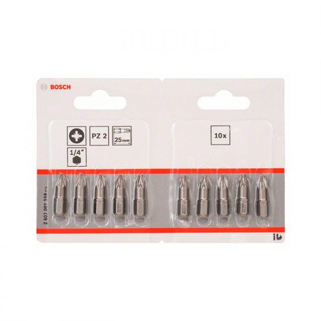 Бита Bosch Extra Hard PZ2x25 мм (10 шт.) (2607001559)