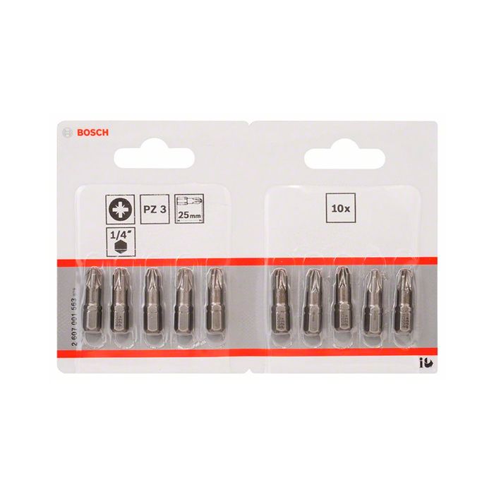 Бита Bosch Extra Hard PZ3x10 мм (10 шт.) (2607001563)
