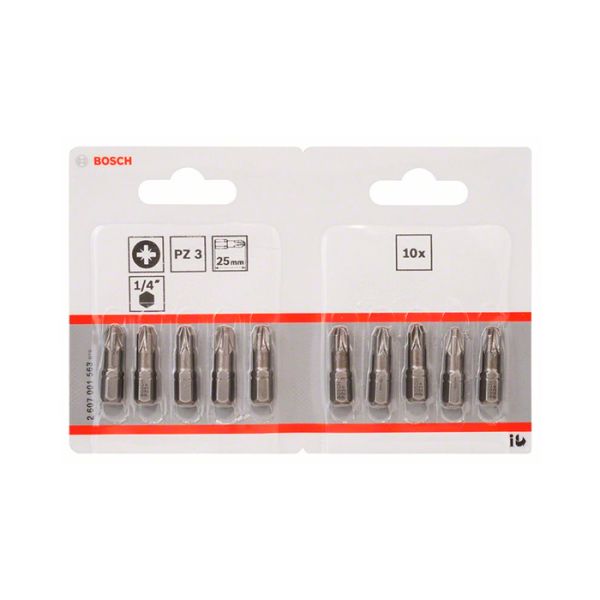 Бита Bosch Extra Hard PZ3x10 мм (10 шт.) (2607001563)