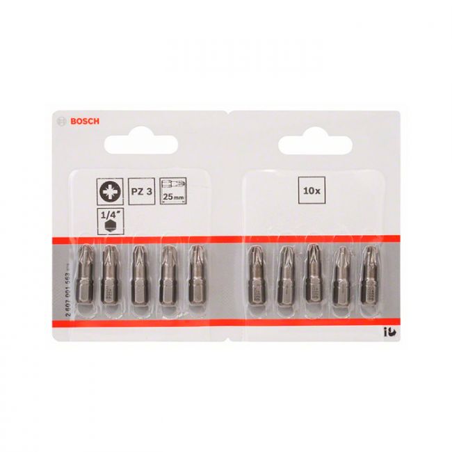 Бита Bosch Extra Hard PZ3x10 мм (10 шт.) (2607001563)