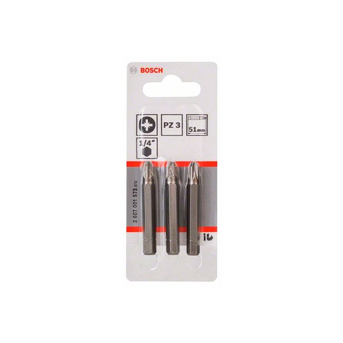 Бита Bosch Extra Hard PZ3x51 мм (3 шт.) (2607001573)