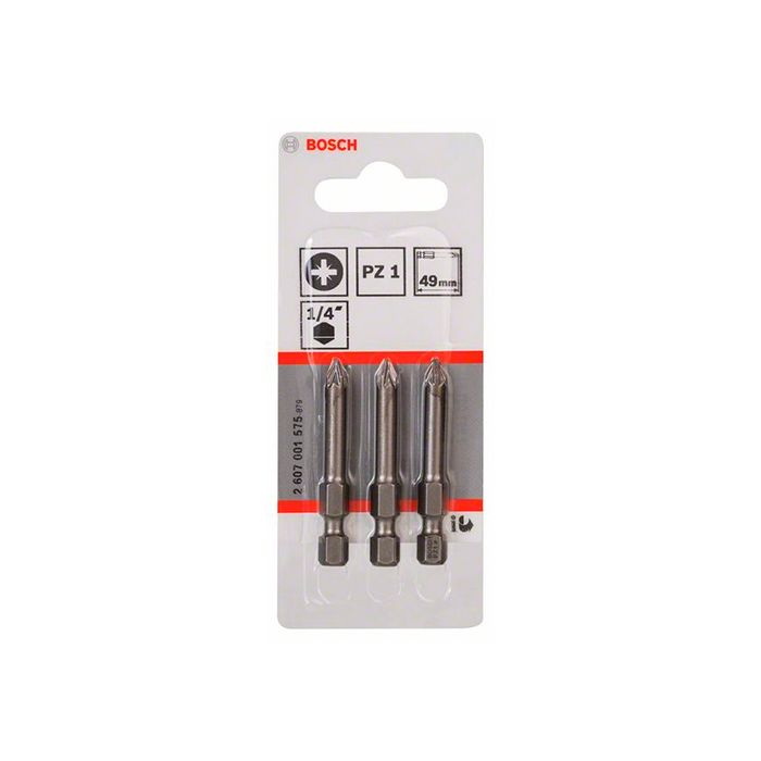Бита Bosch Extra Hard PZ1x49 мм (3 шт.) (2607001575)