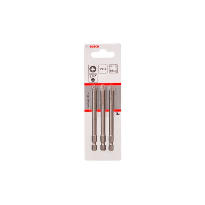 Біти BOSCH Extra Hard PZ 2, 89 мм (2607001583)