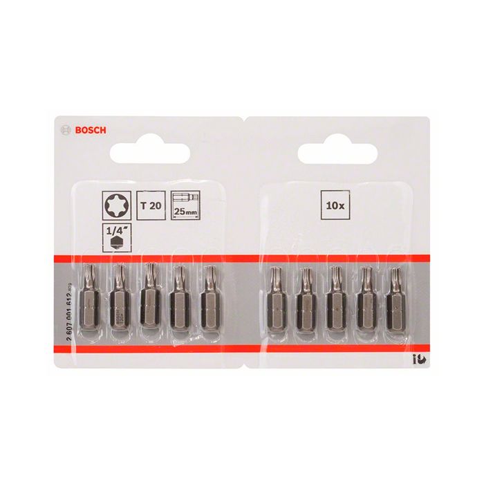 Бита Bosch Extra Hard T20x25 мм (10 шт.) (2607001612)