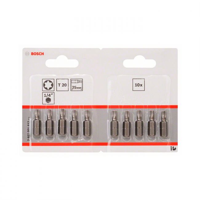 Бита Bosch Extra Hard T20x25 мм (10 шт.) (2607001612)