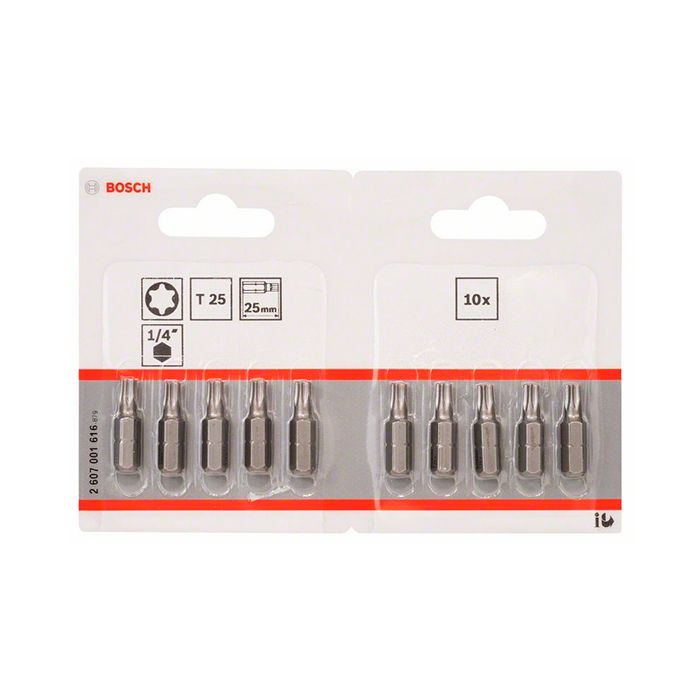 Бита Bosch Extra Hard T25x25 мм (10 шт.) (2607001616)