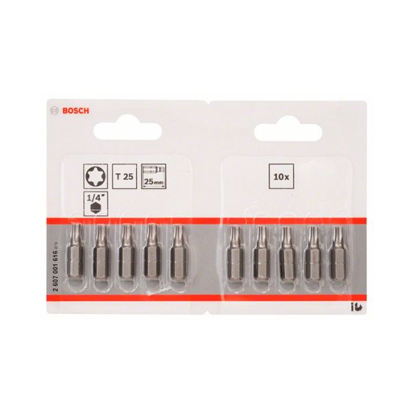 Бита Bosch Extra Hard T25x25 мм (10 шт.) (2607001616)