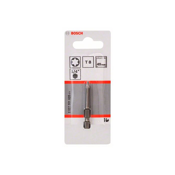 Бита Bosch Extra Hard TORX T8x49 мм (2607001628)