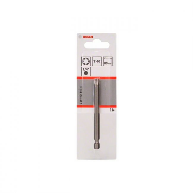 Бита Bosch Extra Hard TORX T40x89 мм (2607001660)