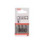 Бита Bosch Extra Hard HEX2.5x25 мм (3 шт.) (2607001720)
